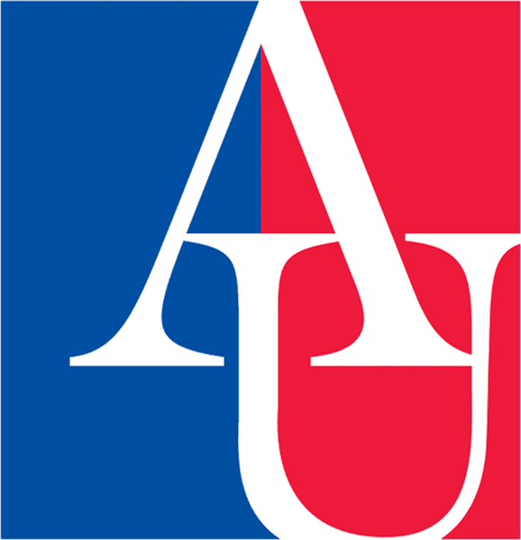 American University AU logo
